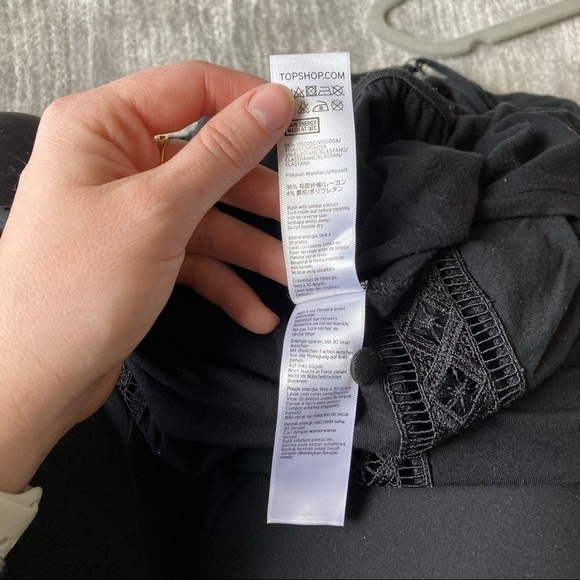 *2/$15* Topshop Black Romper - Picture 6 of 7